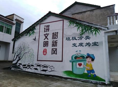 华阴墙绘是现在流行的墙体广告