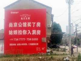 华阴墙体广告在乡镇、农村市场的媒体优势