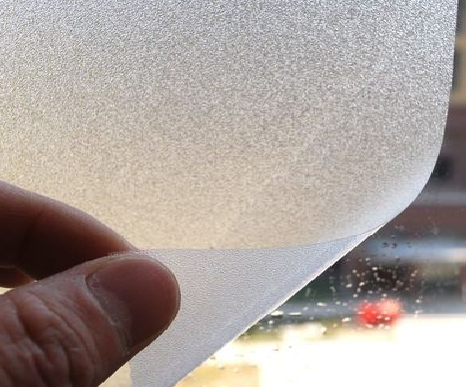 华阴玻璃门外面粘广告用什么材料好？