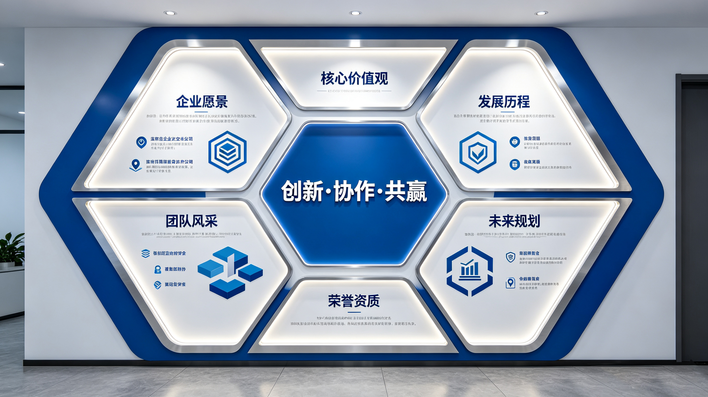 华阴企业文化墙六边形避坑指南（新手常犯5个错误）